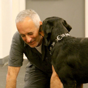 Roger Abrantes And Rottweiler.